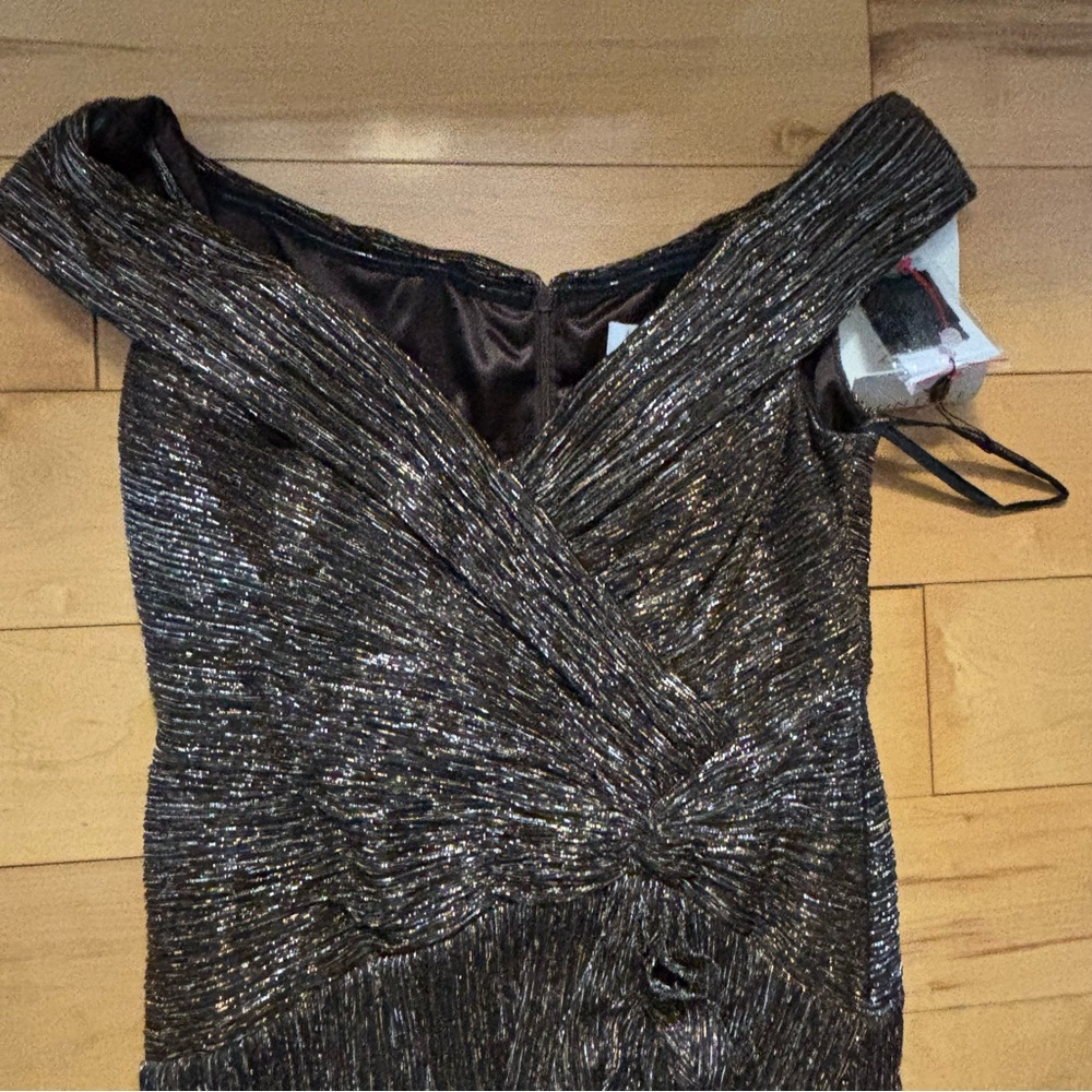 Montage by Mon Cheri Dress Bronze Womens Size 14 New With Tag 219975 long maxi - Picture 4 of 8